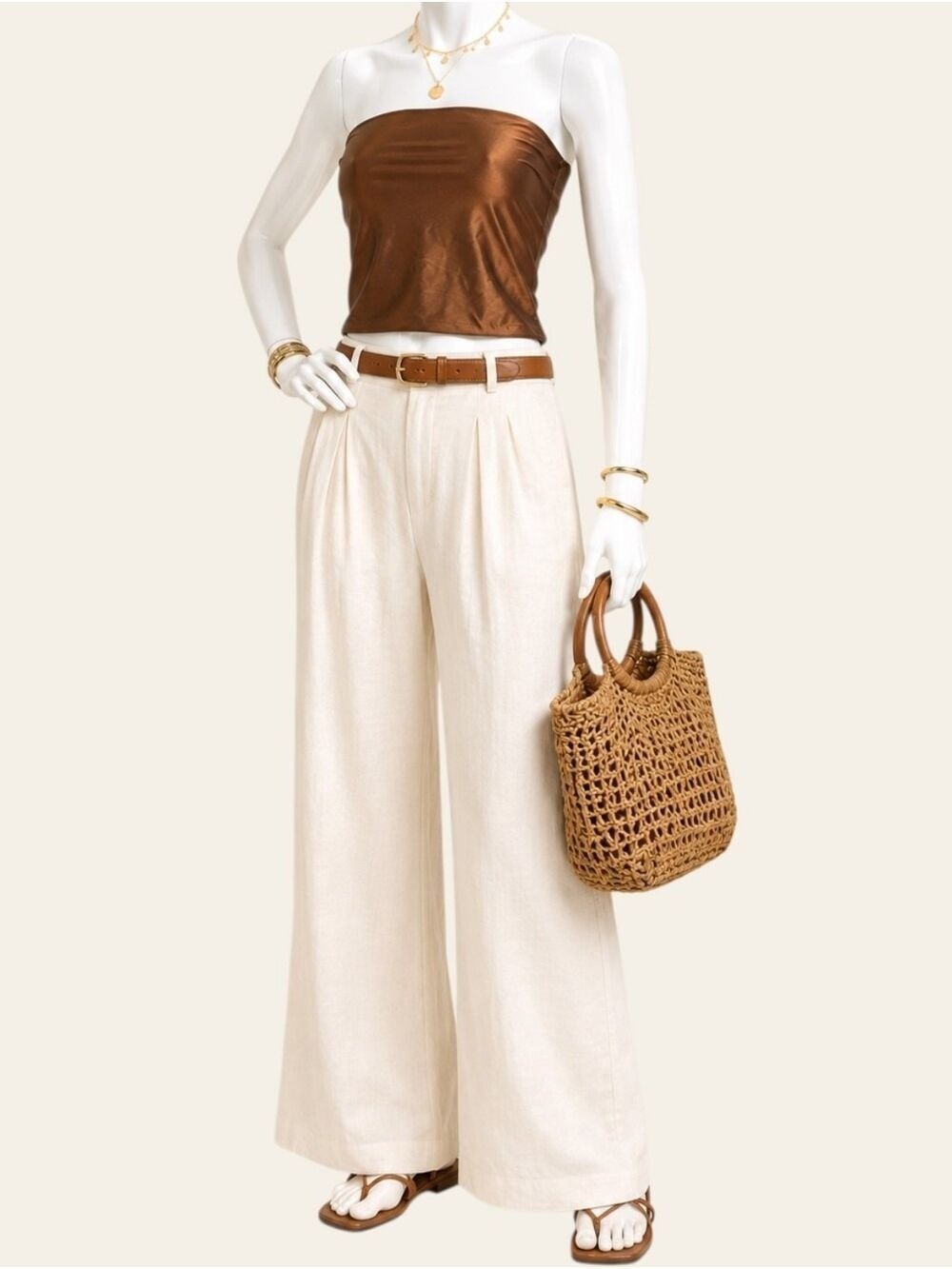 RD Style Second Skin Copper Balla Tube Top XS Euro Summer NWT